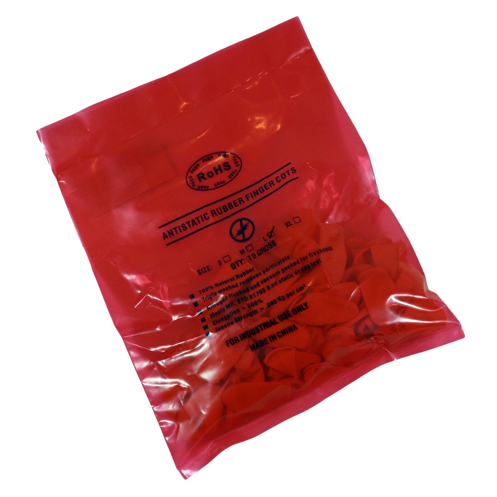 Disposable Latex Finger Cots 100pcs Anti-static Rubber Fingertips Protective