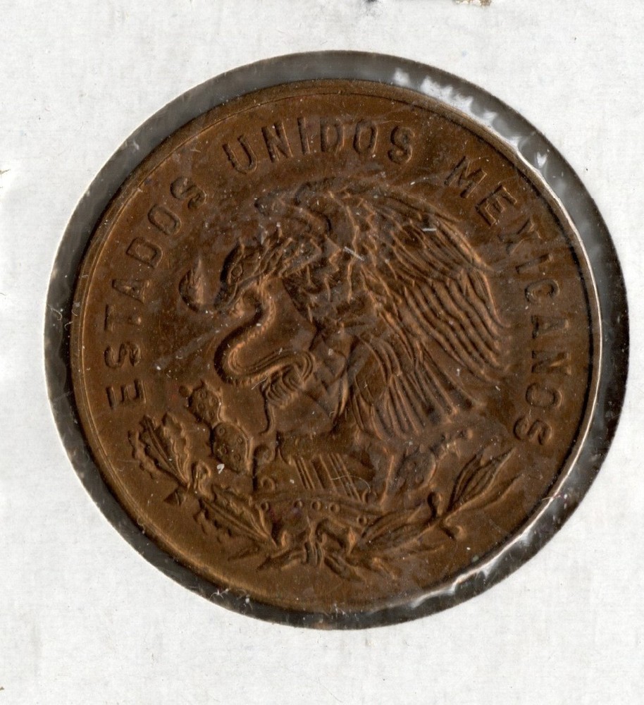 Coin Mexico 5 Centavos 1966 KM426