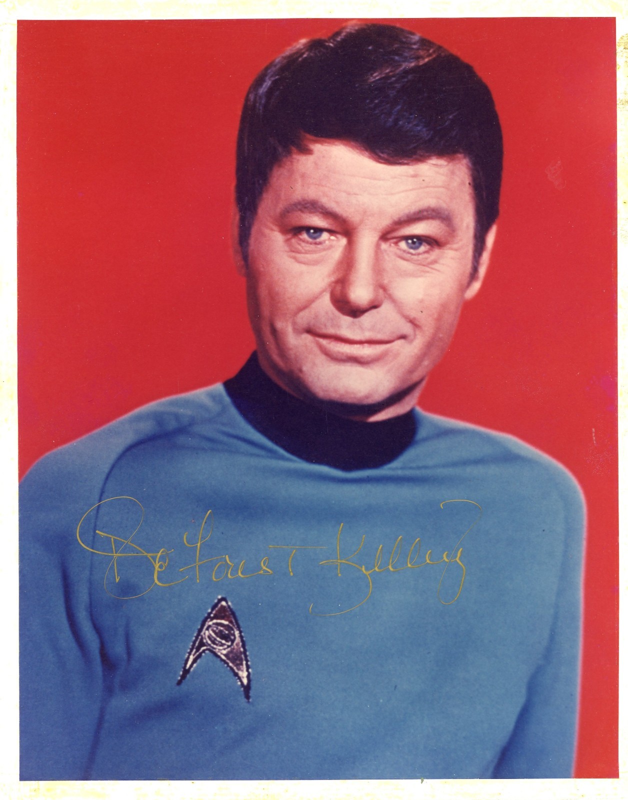 Deforest Kelley ~ Signed Autographed Star Trek Photo ~ PSA DNA