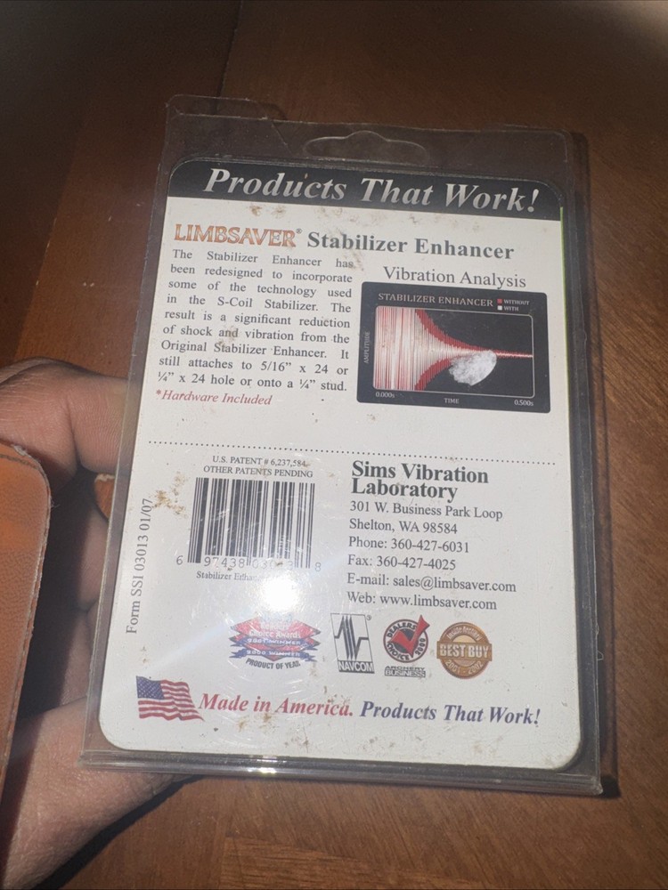 Limbsaver By SVL - 3013 Stabilizer Enhancer Black