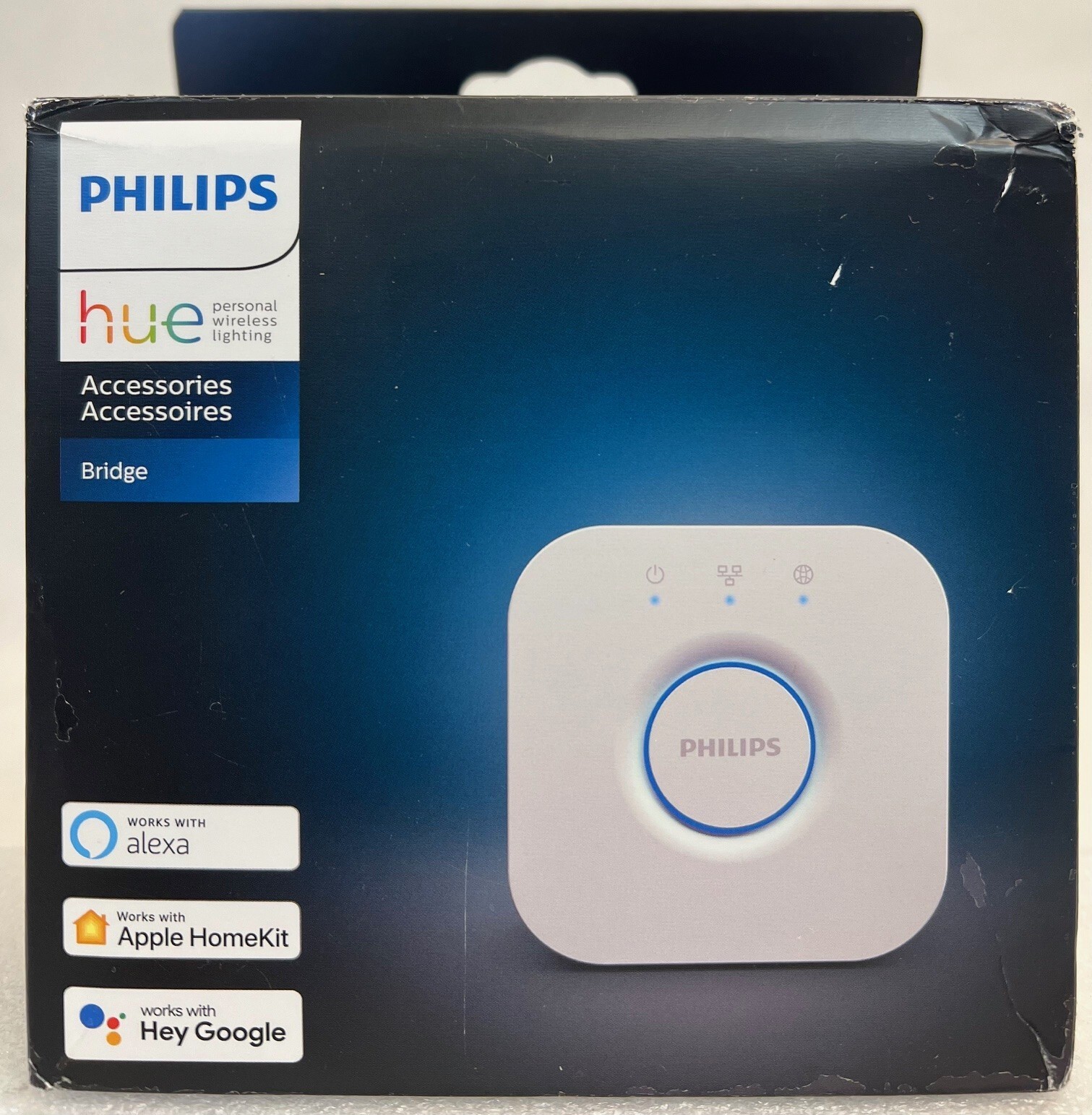 Philips Hue Bridge, Works with Alexa, Apple Home Kit & Google Assistant -White