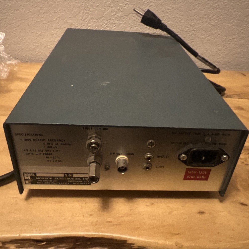 MONROE ELECTRONICS ISOPROBE ELECTROSTATIC VOLTMETER MODEL 244