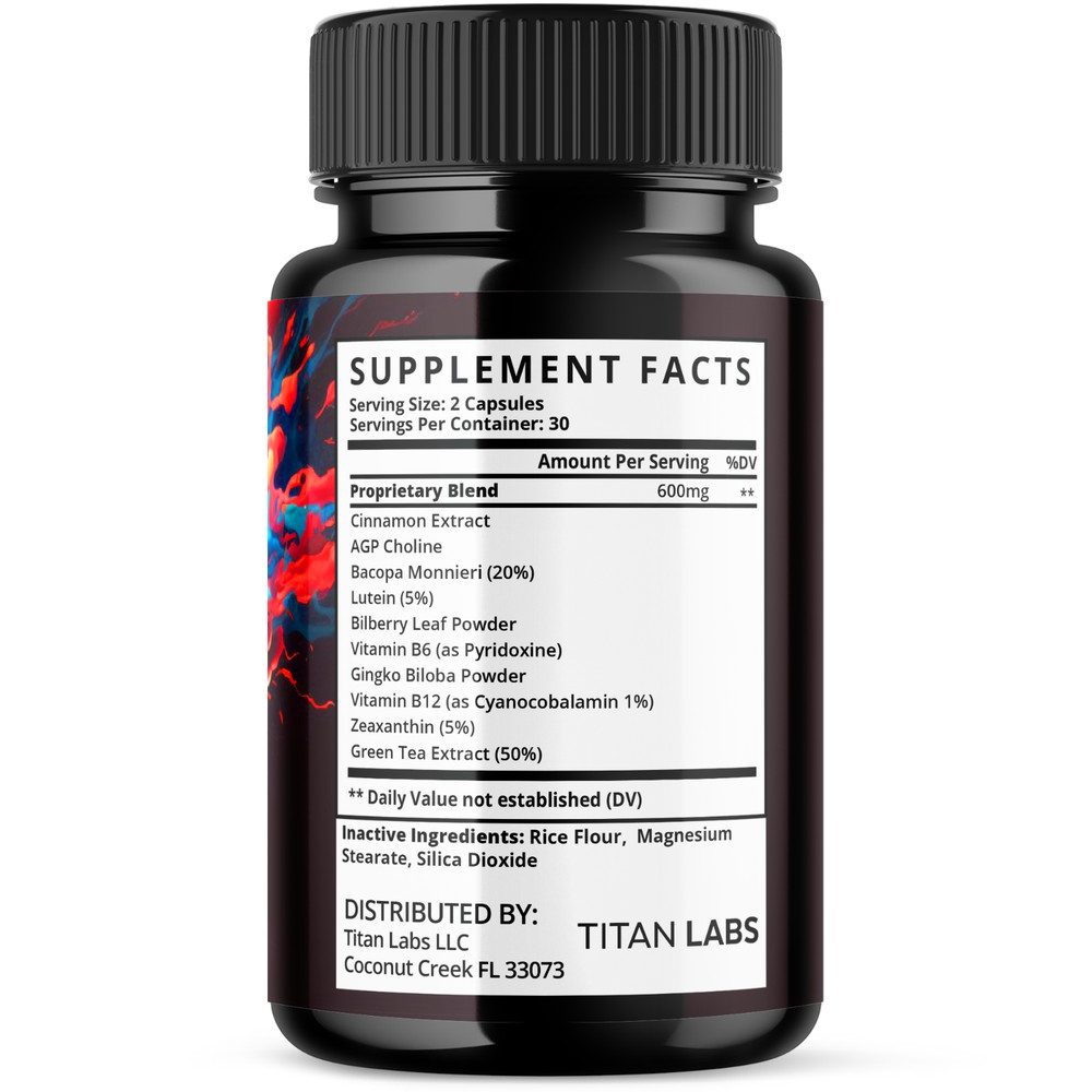 IQ Blast Pro Brain Supplement - Enhance Cognitive Function and Clarity (5 Pack)