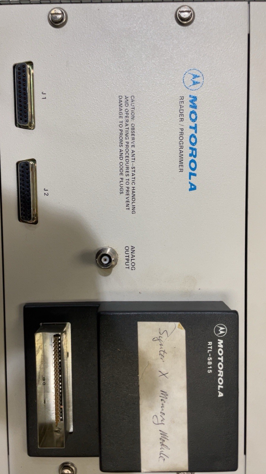 MOTOROLA R-1801A DIGITAL ANALYZER CONTROLLER READER PROGRAMMER RTL-5832