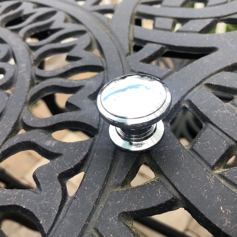 13 Cliffside 161-PC Polished Chrome Finish Solid Brass 1-1/4" Cabinet Knob Pull