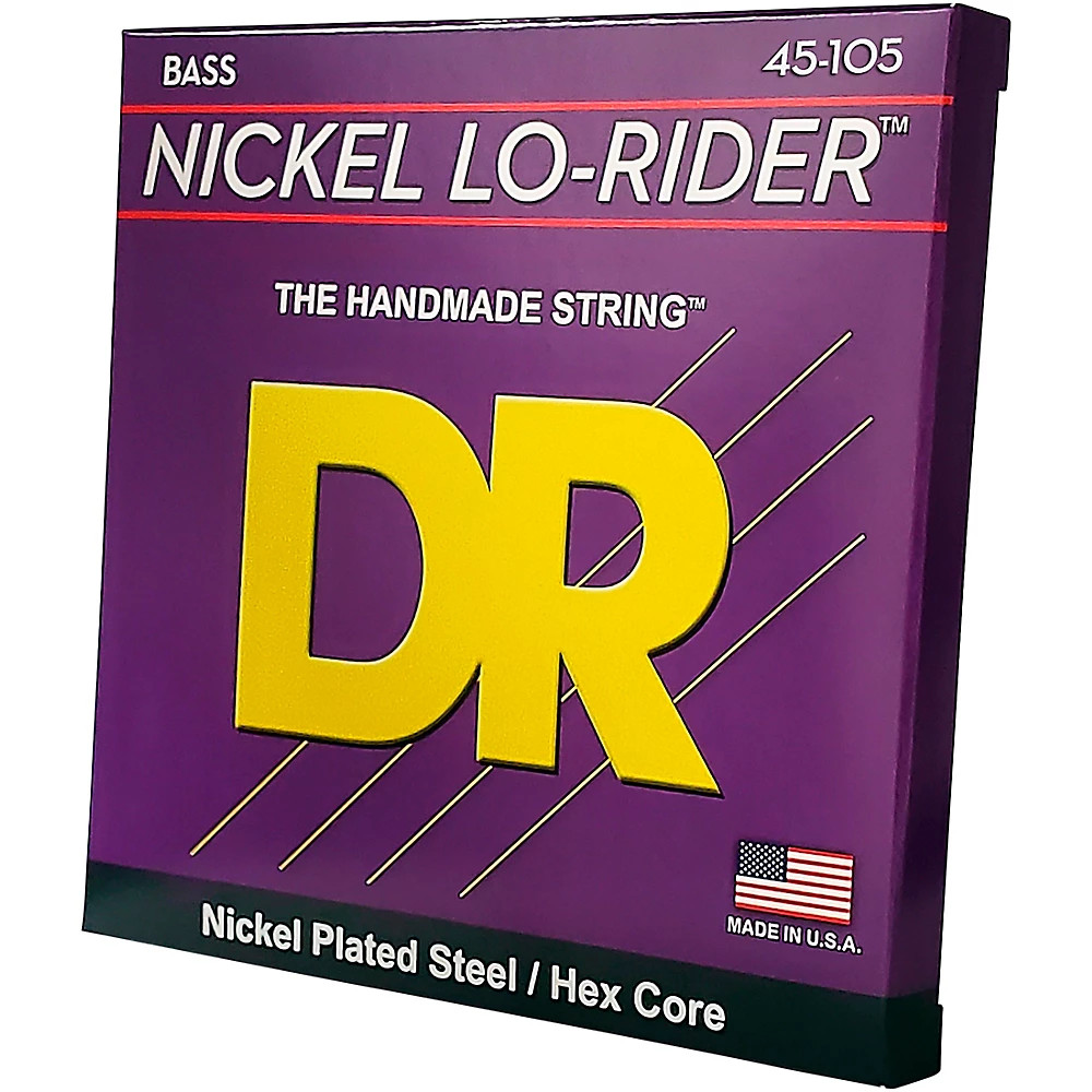 DR Strings Nickel Medium Lo-Riders 4-String Bass Strings