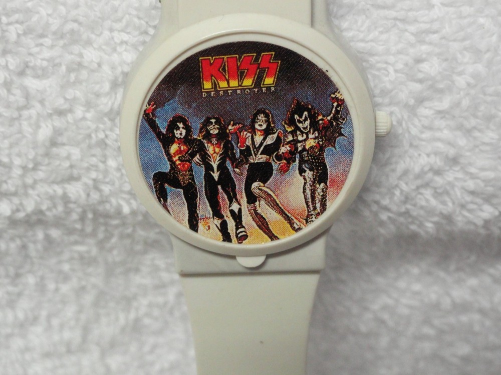 KISS RARE Nelsonic Flip Top Destroyer 1980's Popstars  Watch