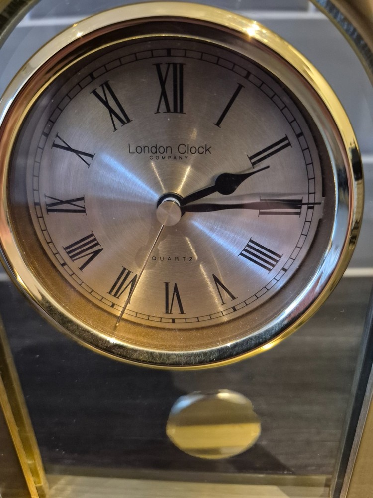 London Clock Co Quartz Pendulum Mantle Clock