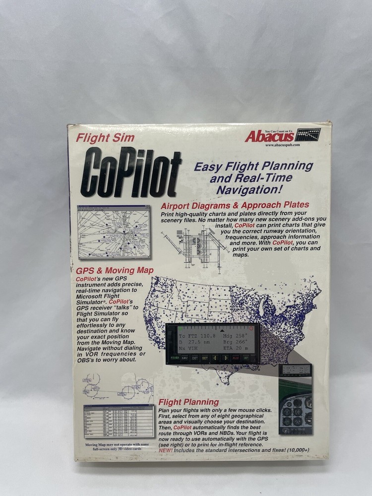 Abacus CoPilot Version 2.0 for Microsoft Flight Simulator 5.1, 6.0, & FS 98