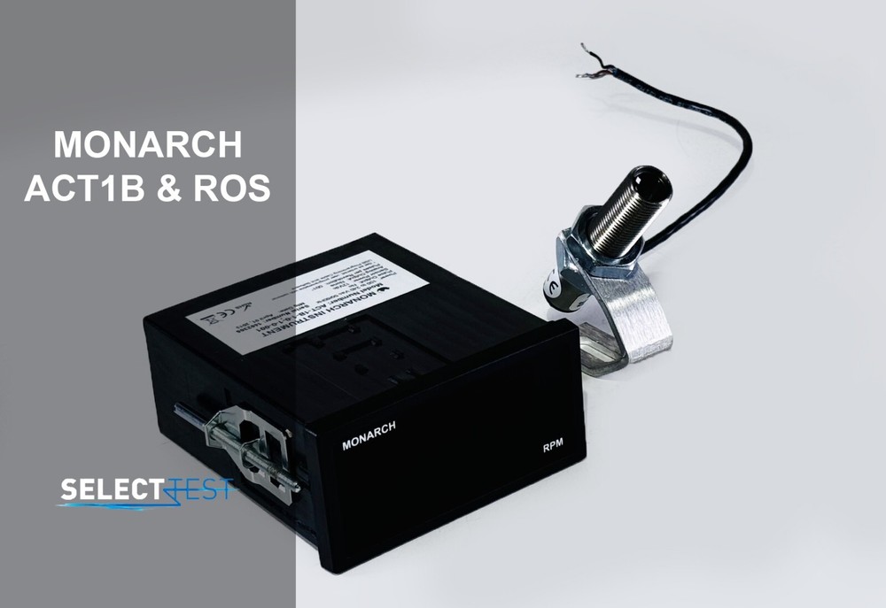 MONARCH ACT1B & ROS DIGITAL TACHOMETER PANEL & SENSOR ****LOOK**** (REF.: 305N)