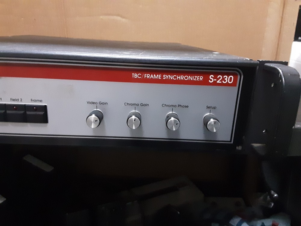 Used MICROTIME S-230 TBC Frame Synchronizer