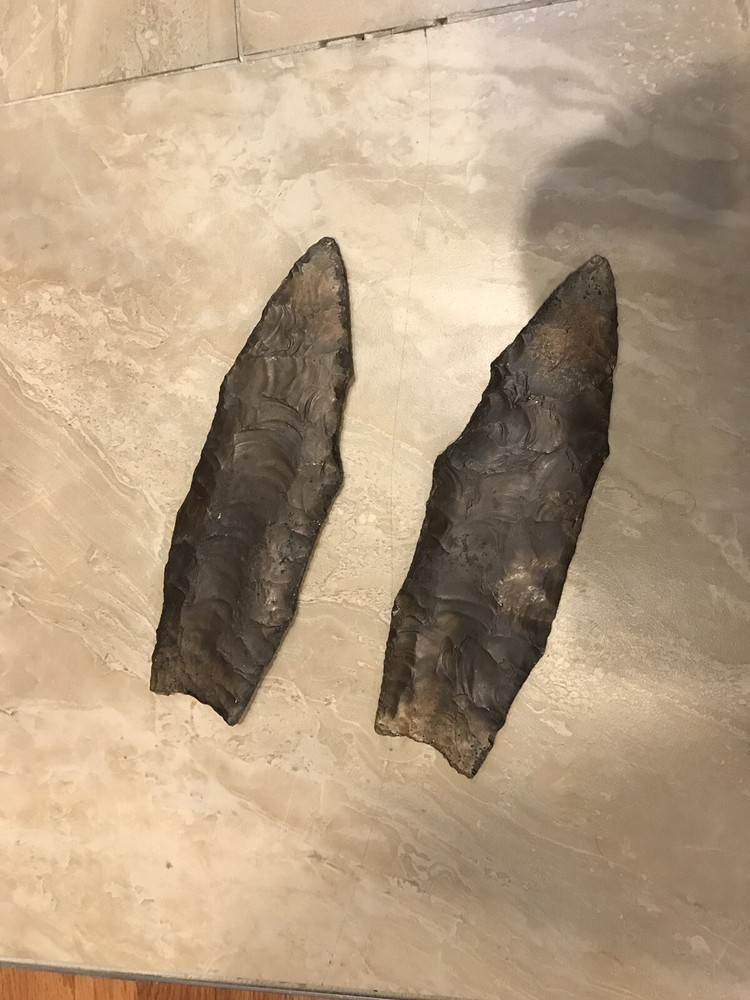clovis paleo arrowhead Rutz Bronze REPRODUCTION