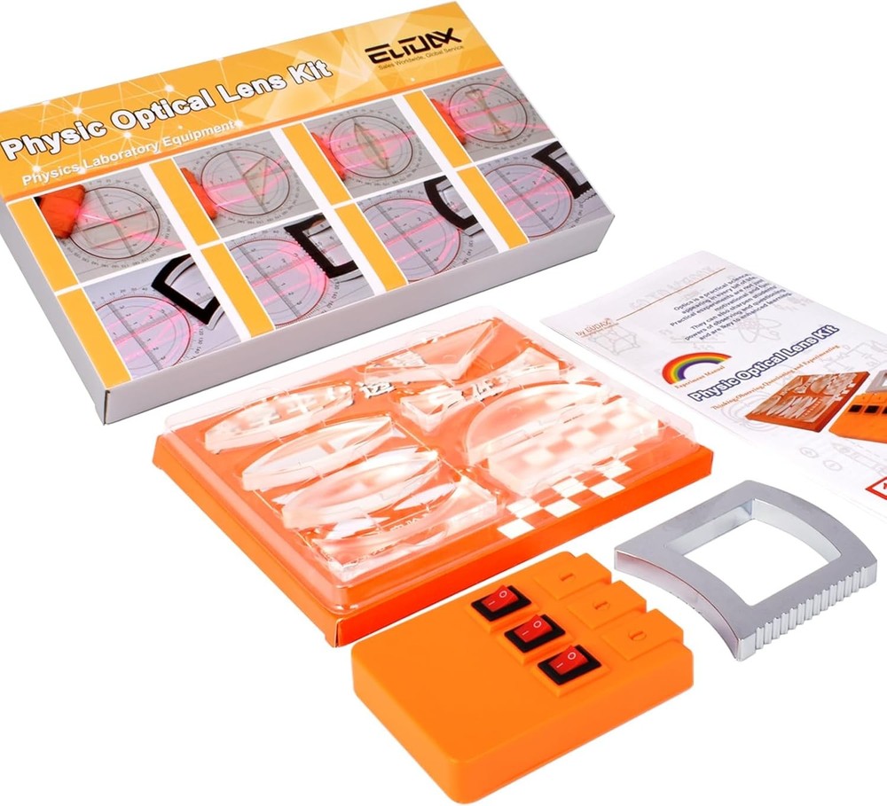 Physics Optical Experiment Set Multifunction Reflector Refraction Triangular...