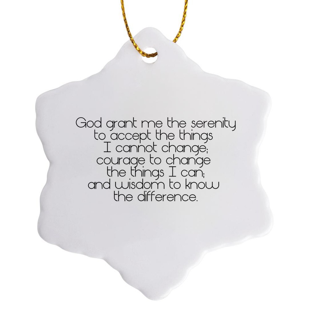 3dRose, Serenity Prayer, Ornament