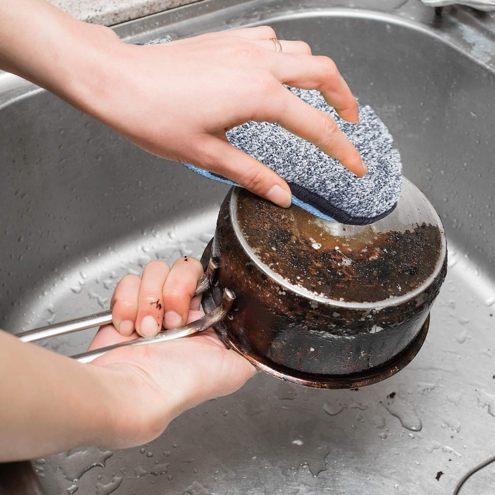 Multi-Purpose Sponges Kitchen by Scrub-it - Non-Scratch Microfiber sponges fo...