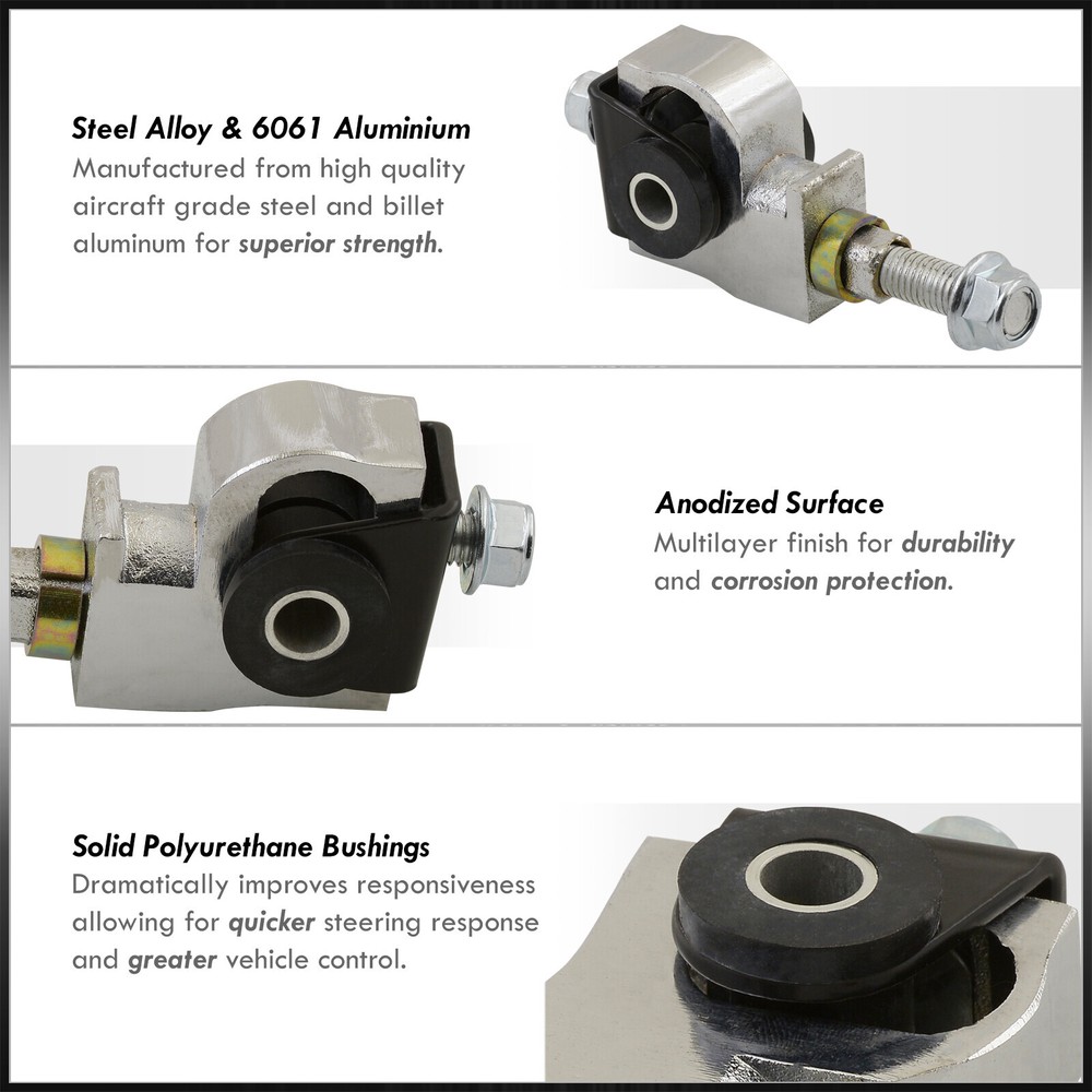 Front Upper Control A-Arm Adjustable Camber Kit SL/CH For Civic Del Sol Integra