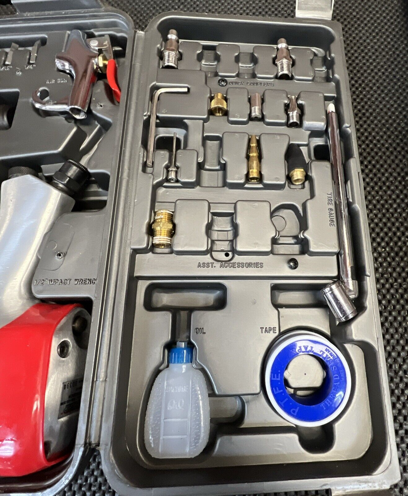 Mastergrip Professional Pneumatic Air Tool Kit With Case b-4