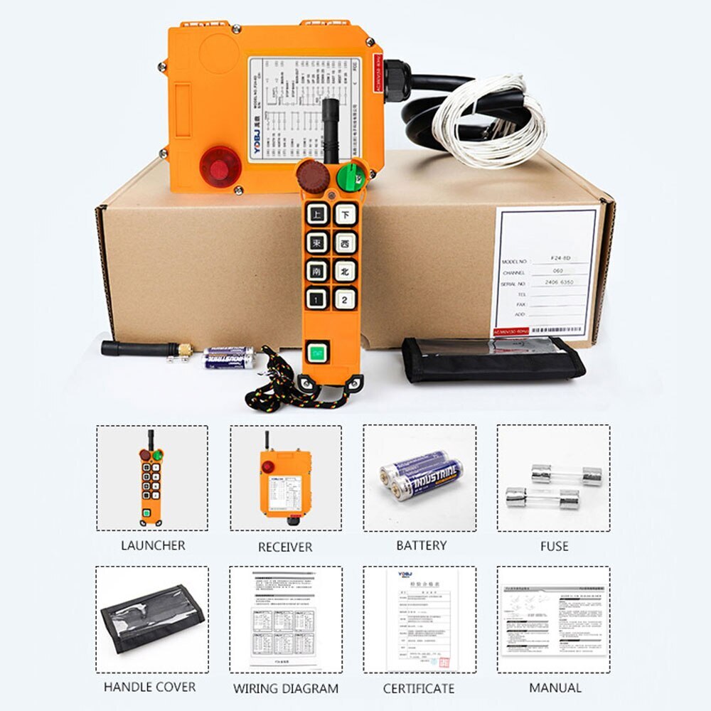 F21-E1B Crane Electric Hoist Remote Control Industrial Wireless Remote Control