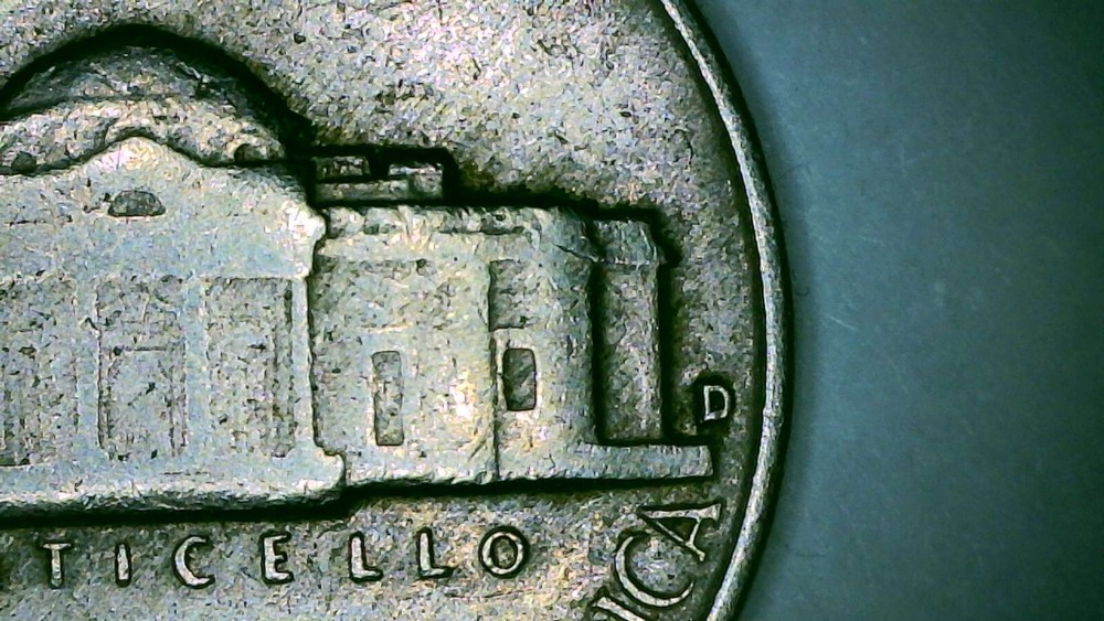1954 D over S mint  mark Jefferson  Nickel errors