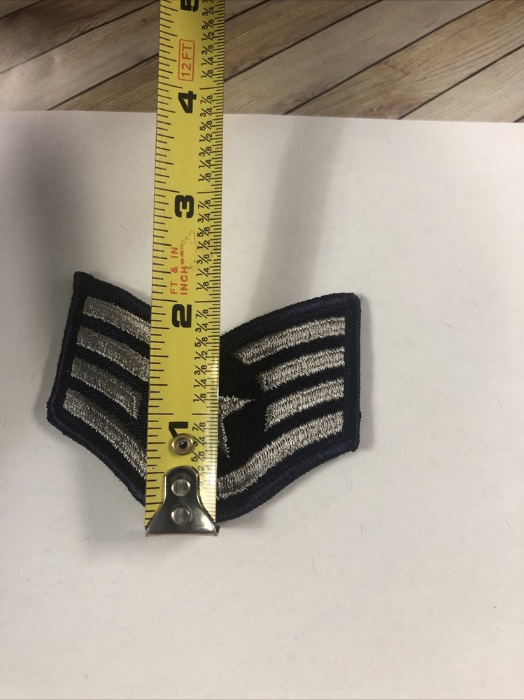 US Air Force Staff Sergeant Rank Patch Female