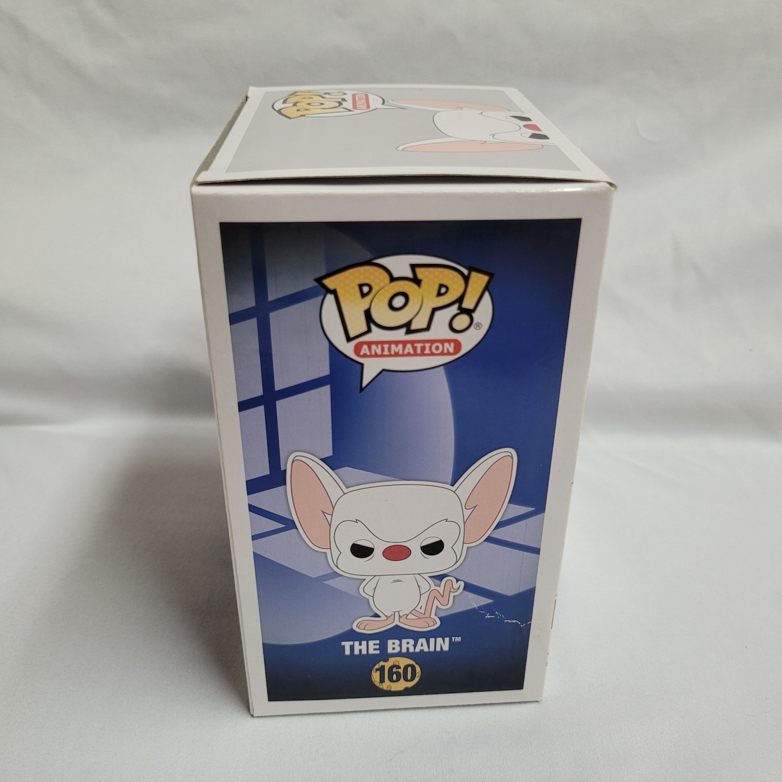 Maurice Lamarche Signed Pinky And The Brain Funko POP! #160 Vinyl Autograph
