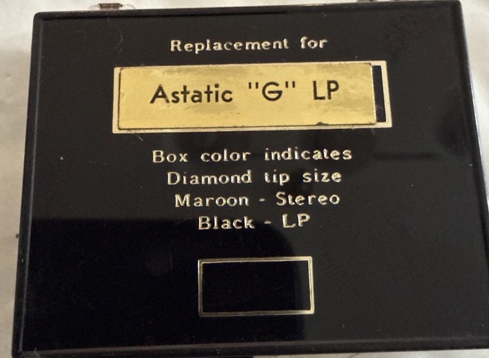 televex diamond needle Astatic “G” LP