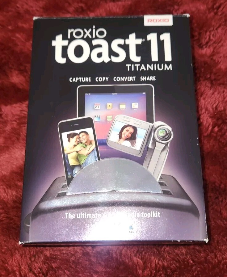 Roxio Toast 11 Titanium Mac Software Digital Media Toolkit