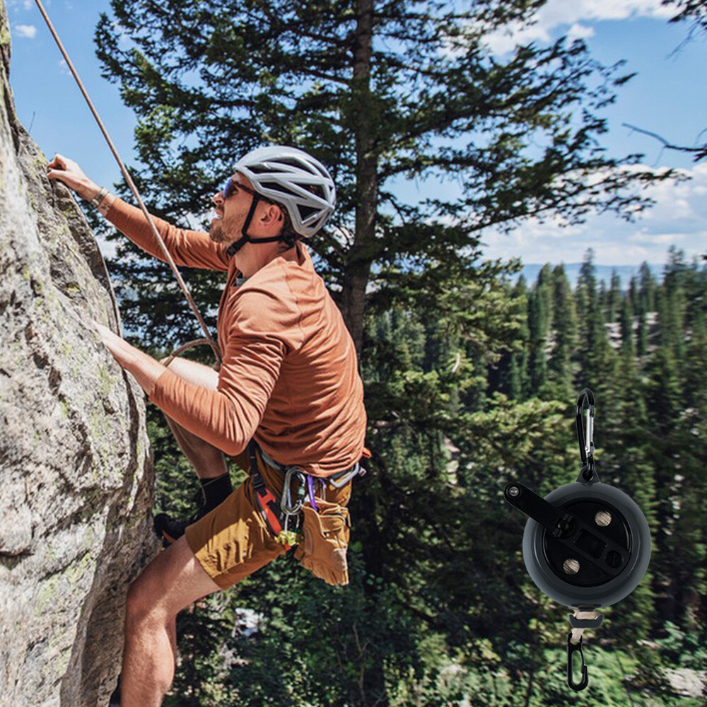 Outdoor Retractable Clothes Reel ClothesKit 33Ft Dryer Clothes Washing Line