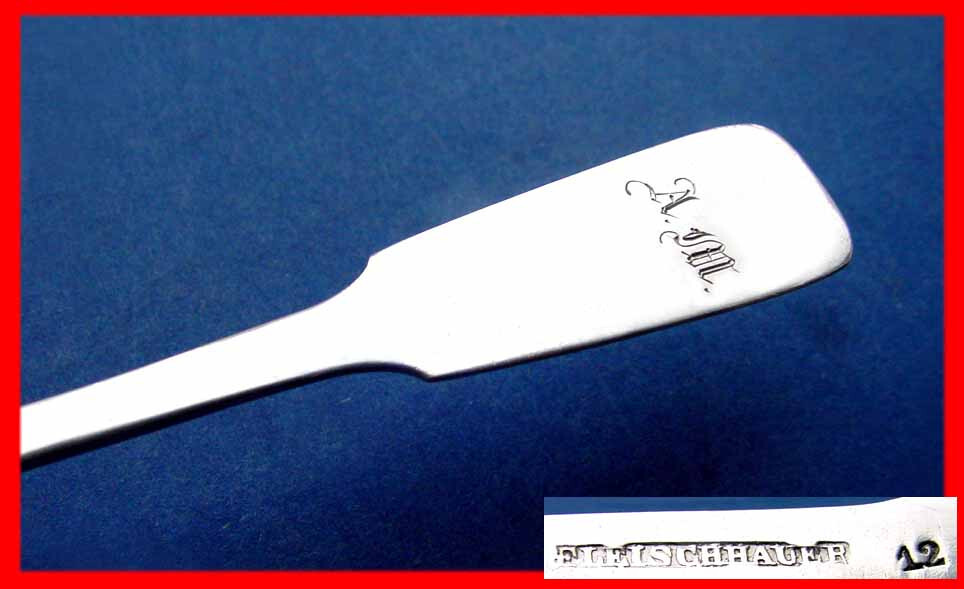 Spoon, 12 Lot, XIX C.D853