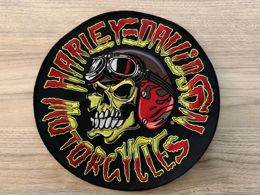 Harley Davidson Large Back Patch Demon Rider