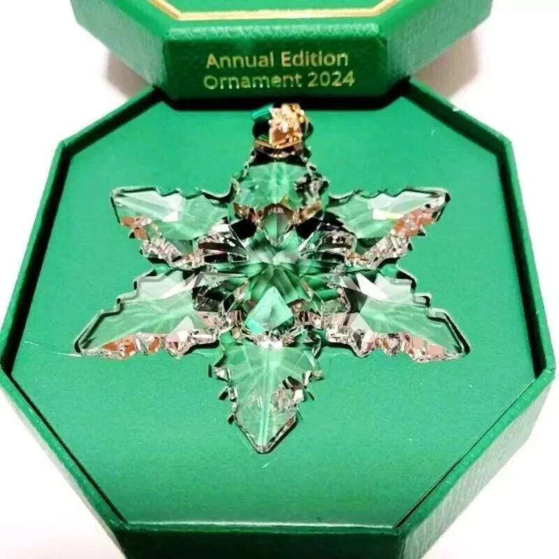 Swarovski 2024 Snowflake Crystal Annual Limited Star Ornament 5661079 New -