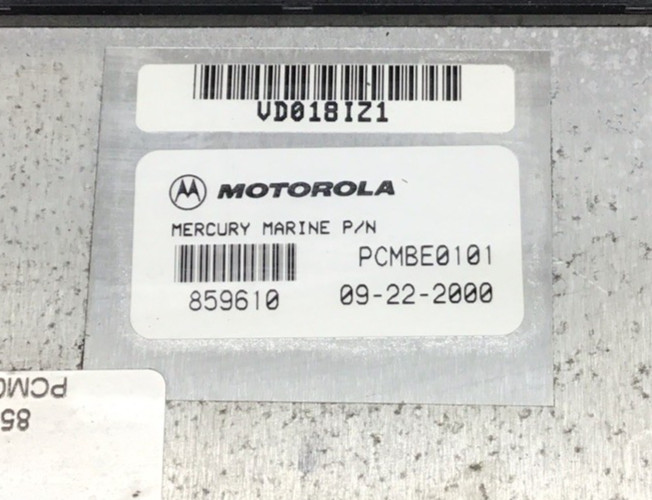 Mercury 135 Optimax ECM Engine Control Module 85961021 freshwater