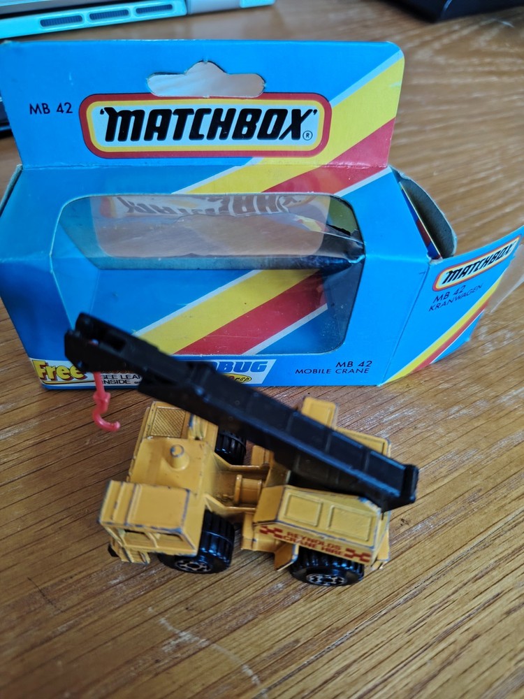 Used Matchbox Superfast MB 42 Mobile Crane Boxed