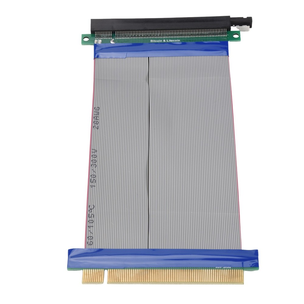 PCI-E Express 16X Riser Card Extender Extension Cable Ribbon Flex L2E24738