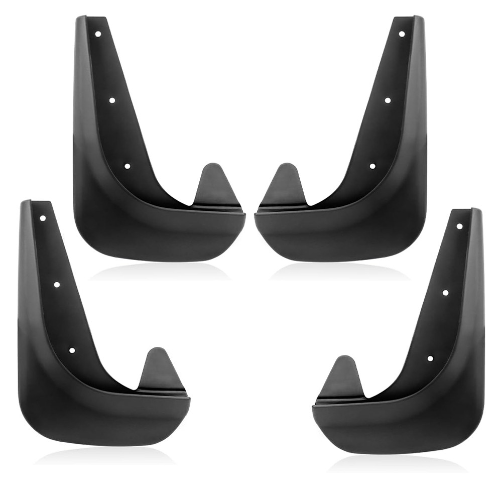 4PCS Mud Flaps for Car Universal Splash Guard PP Mudguards Fits Most Vehicles ZU