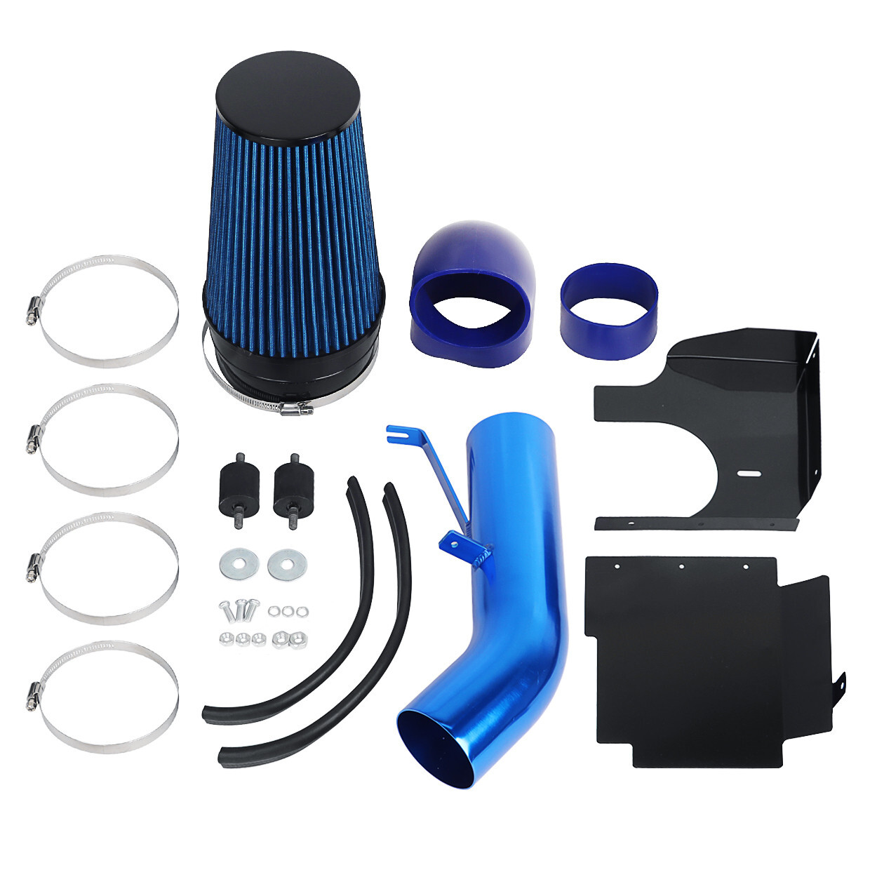 Cold Air Intake System Heat Shield Fit For 99-06 GMC/Chevy V8 4.8L/5.3L Blue