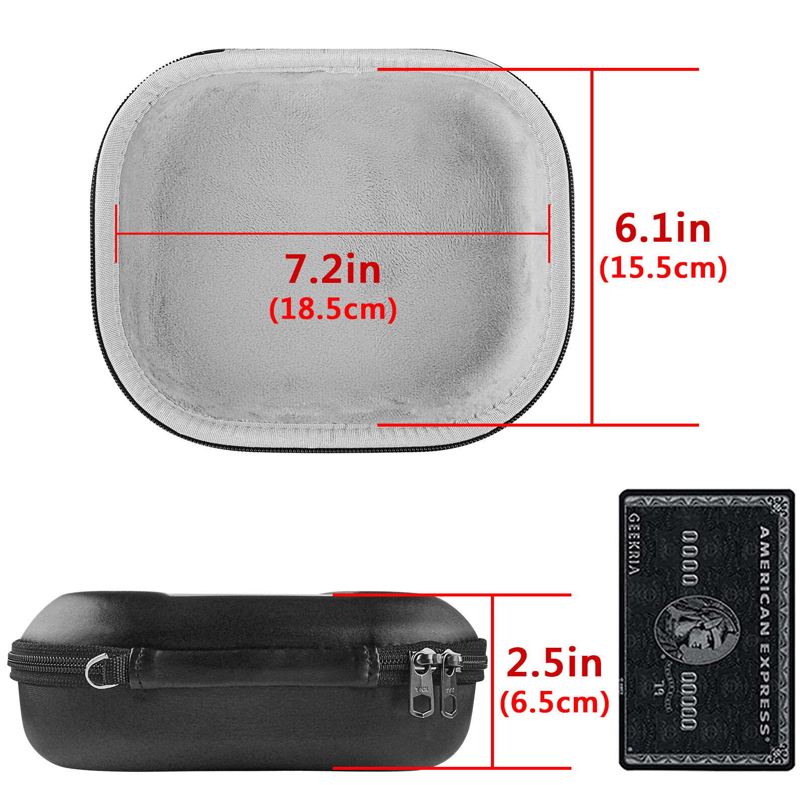 Geekria Carrying Case for JBL TUNE 770NC, TUNE 750, Live 500BT Headphones