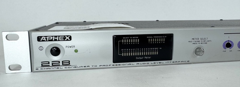 Aphex 228 8 Channel Professional Audio Input Balancer