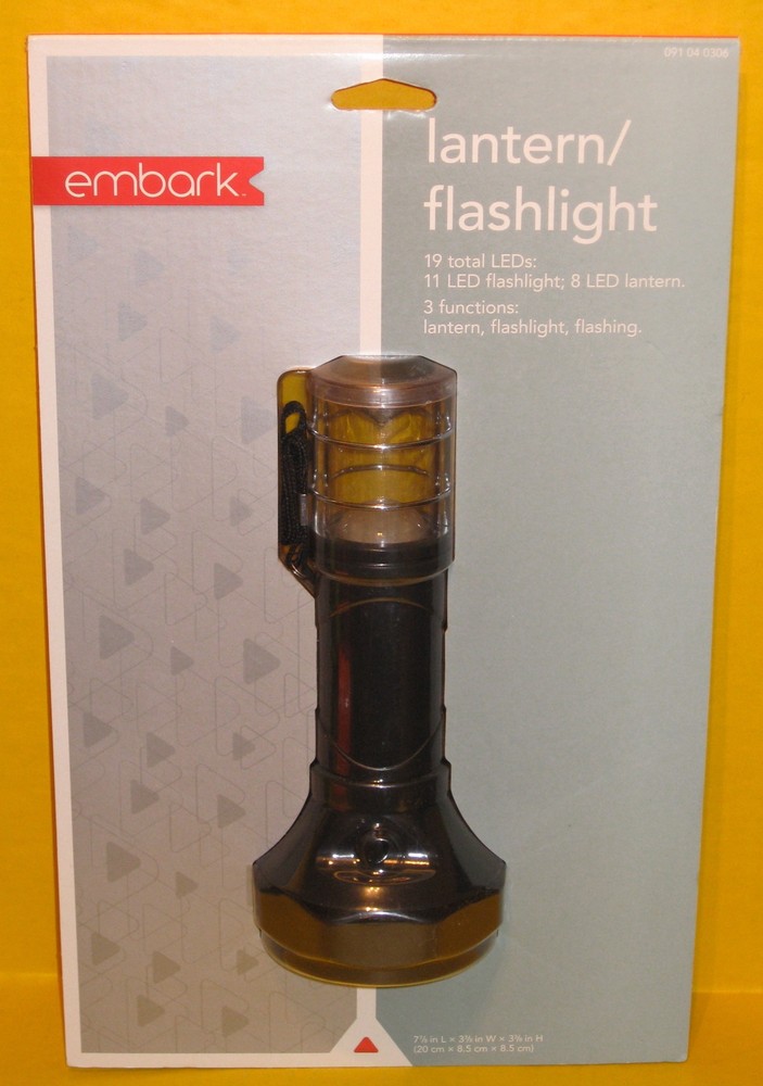 Embark Lantern / Flashlight 11 LED Flashlight - 8 LED Lantern NEW