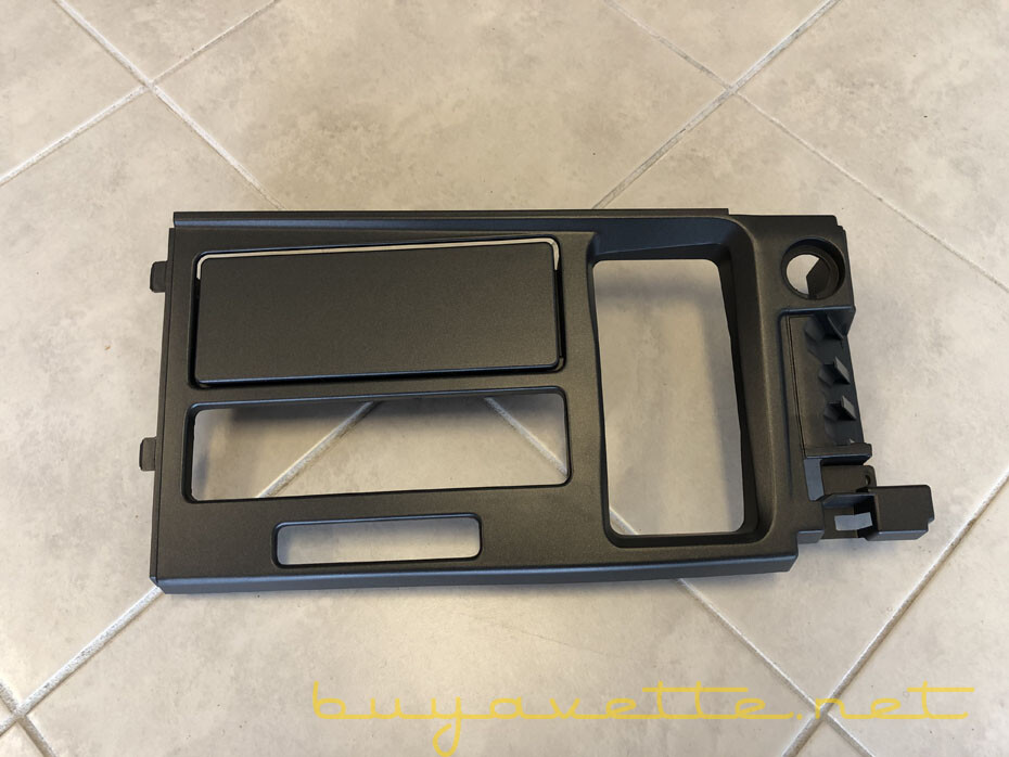 1990-1991 C4 Corvette Center Console Shift Plate NEW Gray Automatic