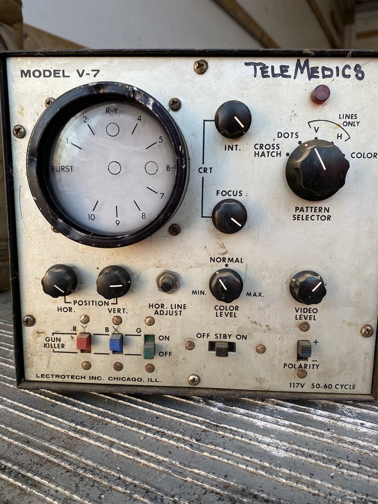 1965 Letro Tech model V-7 Color Generator and Vectorscope
