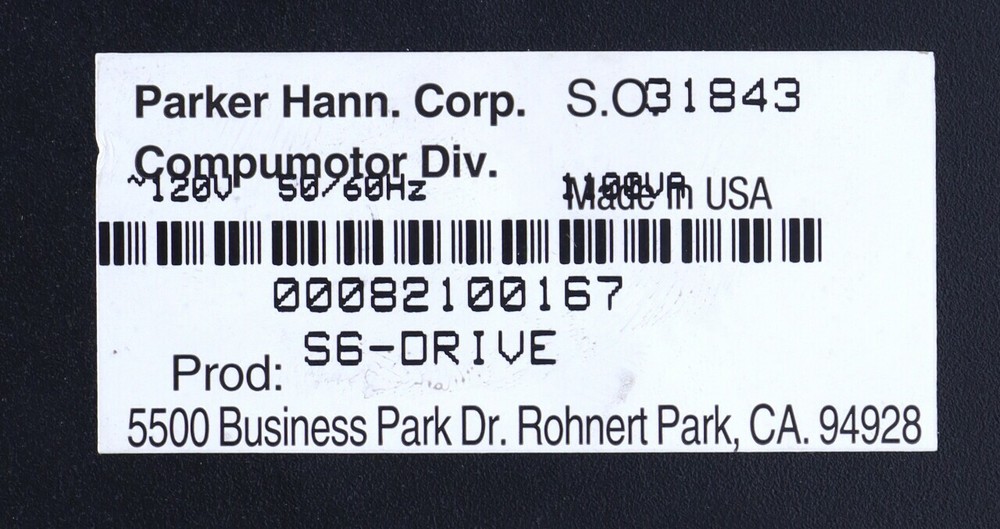 PARKER 87-011279-01E DRIVE