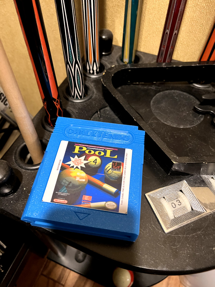 Retro Gameboy Chalk Holder Case – Holds 12 Square Chalks