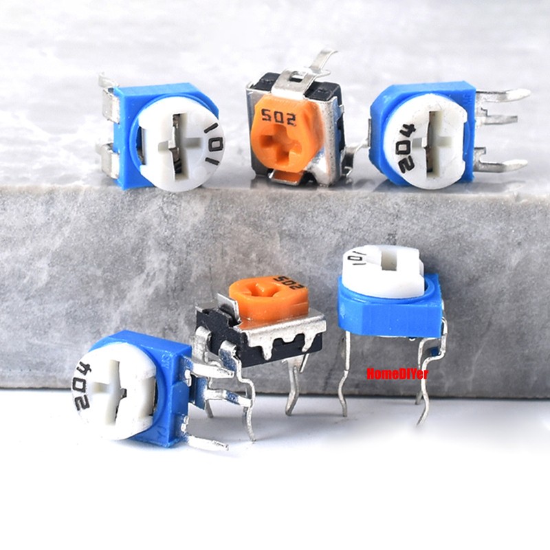 RM065/RM063/WH06 Potentiometer Horizontal/Vertical Variable Trimmers 100~2M ohm