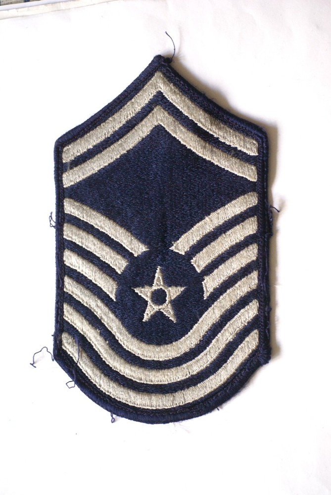 USAF Air Force pre 1991 Chief Master Sergeant rank patch