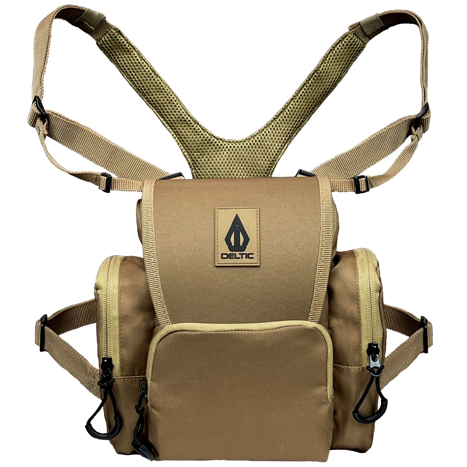 Deltic Tracker XL Bino Harness with Adjustable Straps and Rain Cover