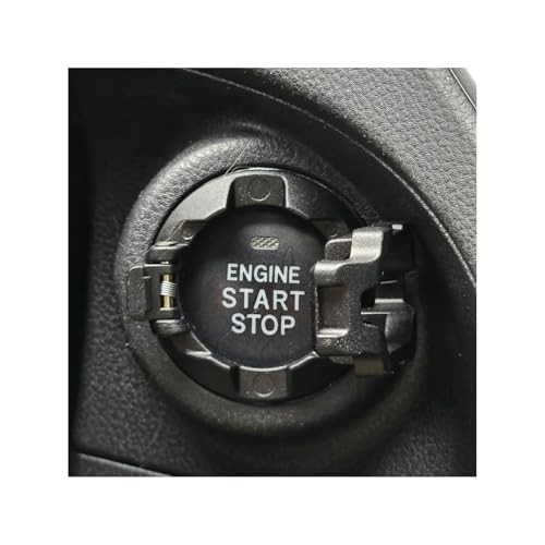 Cool Push to Start Button Cover, Engine Start Stop Button Cover, Car Interior