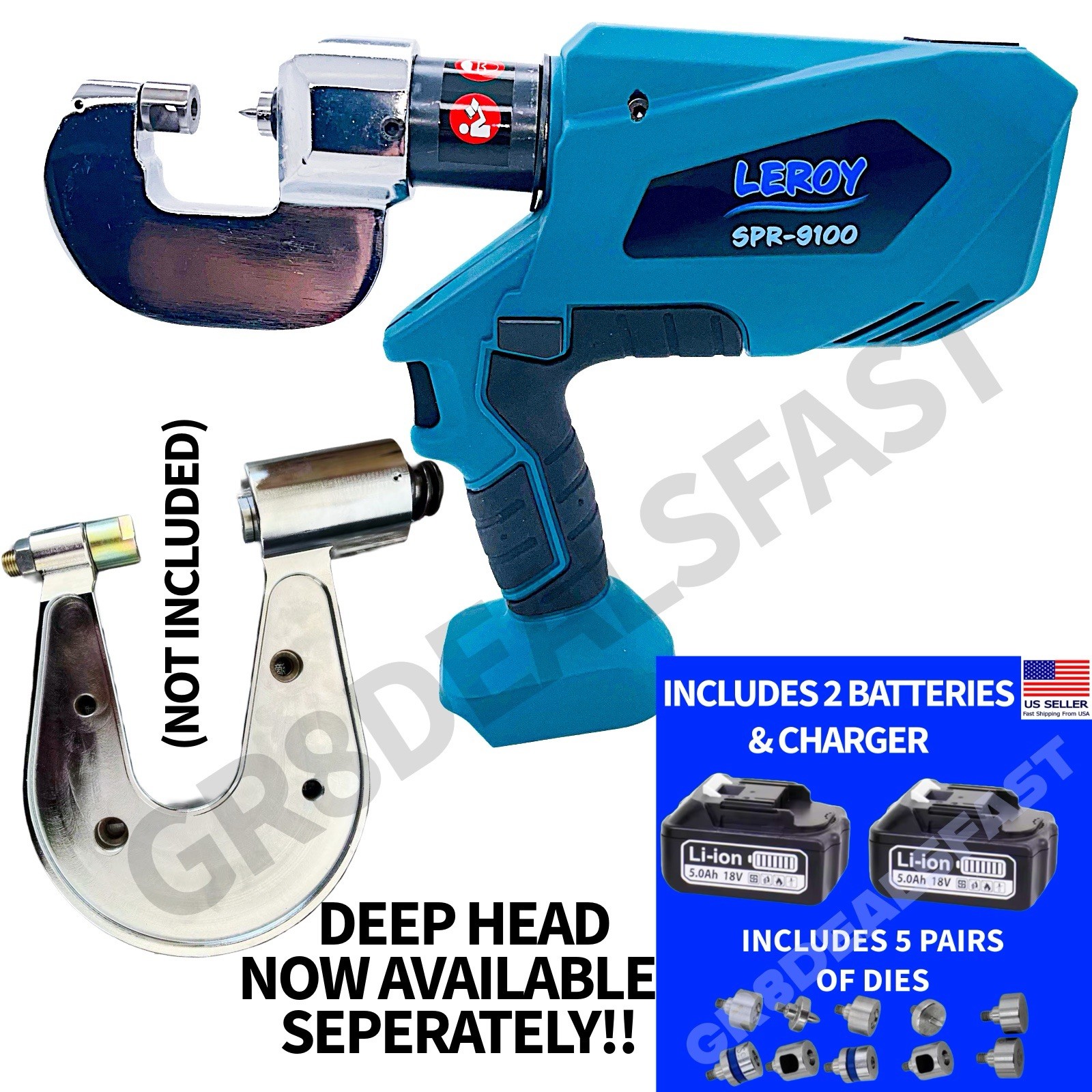 SPR 9100 Aluminum Body Shop Repair Self Piercing Rivet Gun Collision Damage 🔥