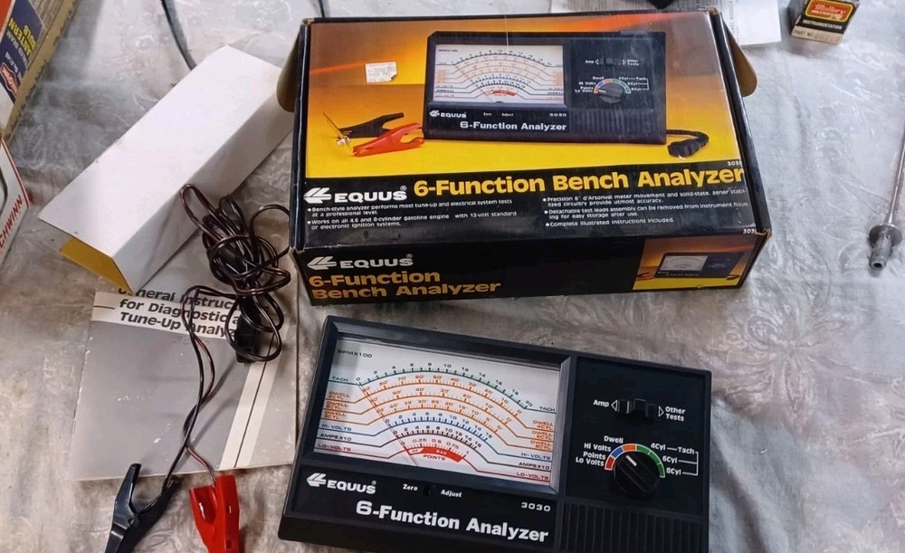 Equus 6 Function Engine Analyzer Barely Used 70s 80s