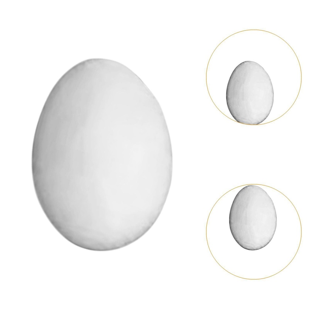 20 Pieces Solid Plastic Simulation Pigeon Eggs for Birds to Stop Laying Eggs